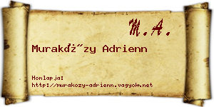 Muraközy Adrienn névjegykártya