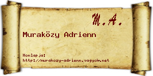 Muraközy Adrienn névjegykártya