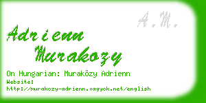 adrienn murakozy business card
